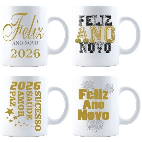 Canecas personalizadas ano novo