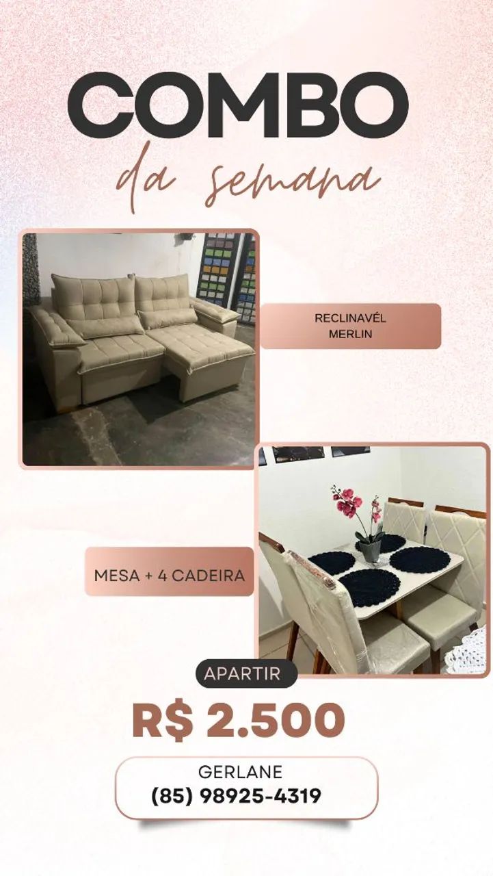 Combo sofá + mesa - Foto 5