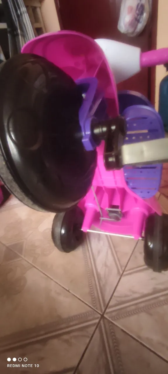 Tricilico Infantil Rosa e Lilás