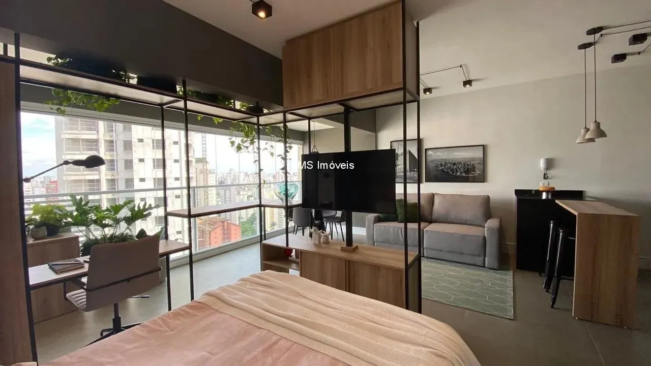 Studio para Locação na Vila Mariana, com 1 Quarto, 1 Banheiro, 1 Vaga, 40m² de Área