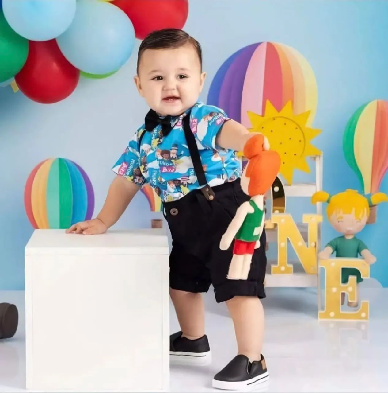Conjunto infantil temático Mundo Bita menino - Foto 4