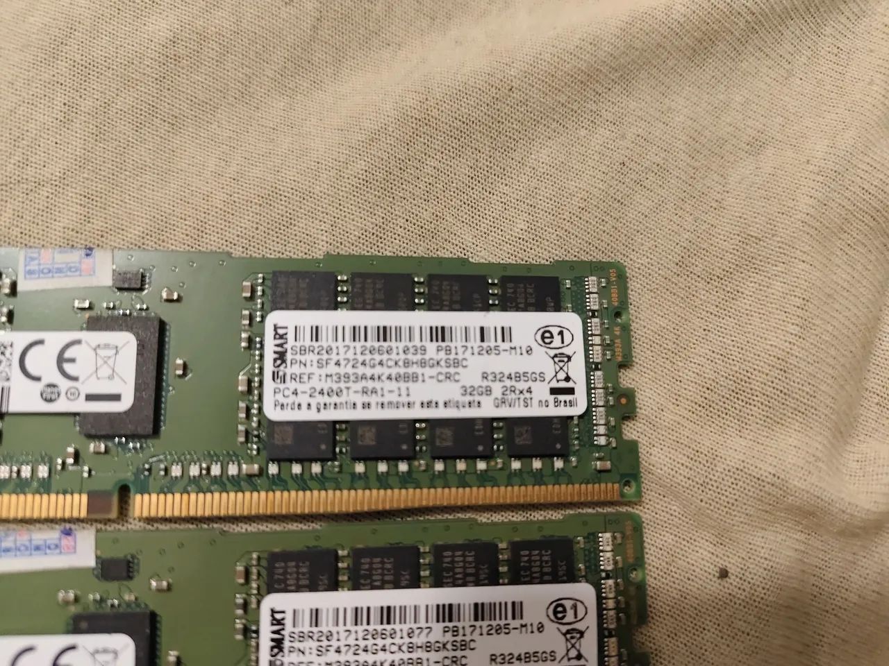 Memória ram Samsung 2x32gb ECC - Foto 3