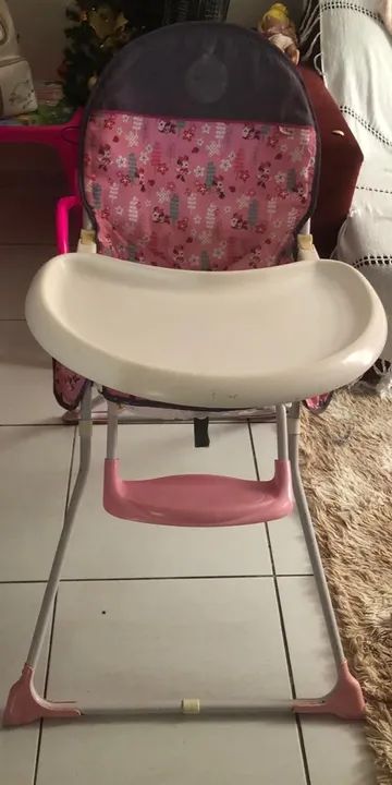 Cadeirinha de Alimentação Infantil - Minnie Mouse