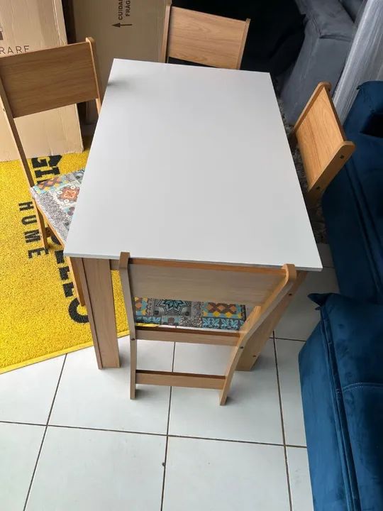 Mesa de Jantar 4 Cadeiras - MDF - Foto 2