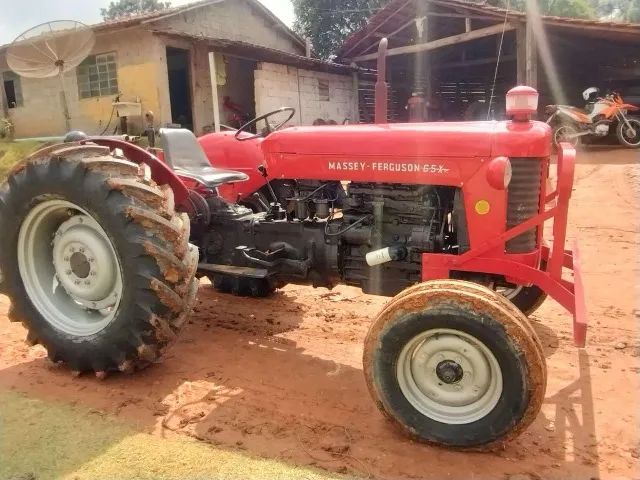 Trator MF 65x direção hidráulica  - Foto 3