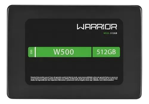 Hd Ssd Sata Iii 512gb 2,5 Pol Preto W500 Warrior Multi