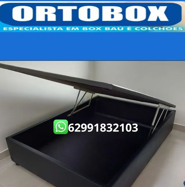 Base box Baú Casal inteiro tamanho padrão