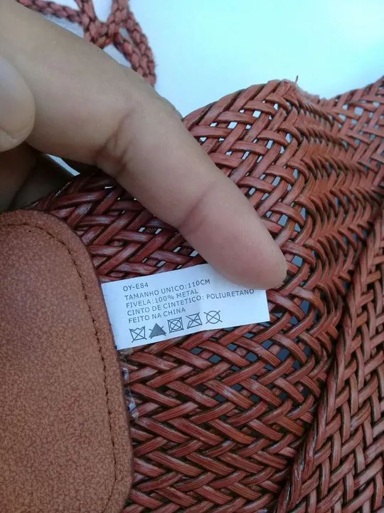 Cinto Fem Faixa couro sintético - Foto 2