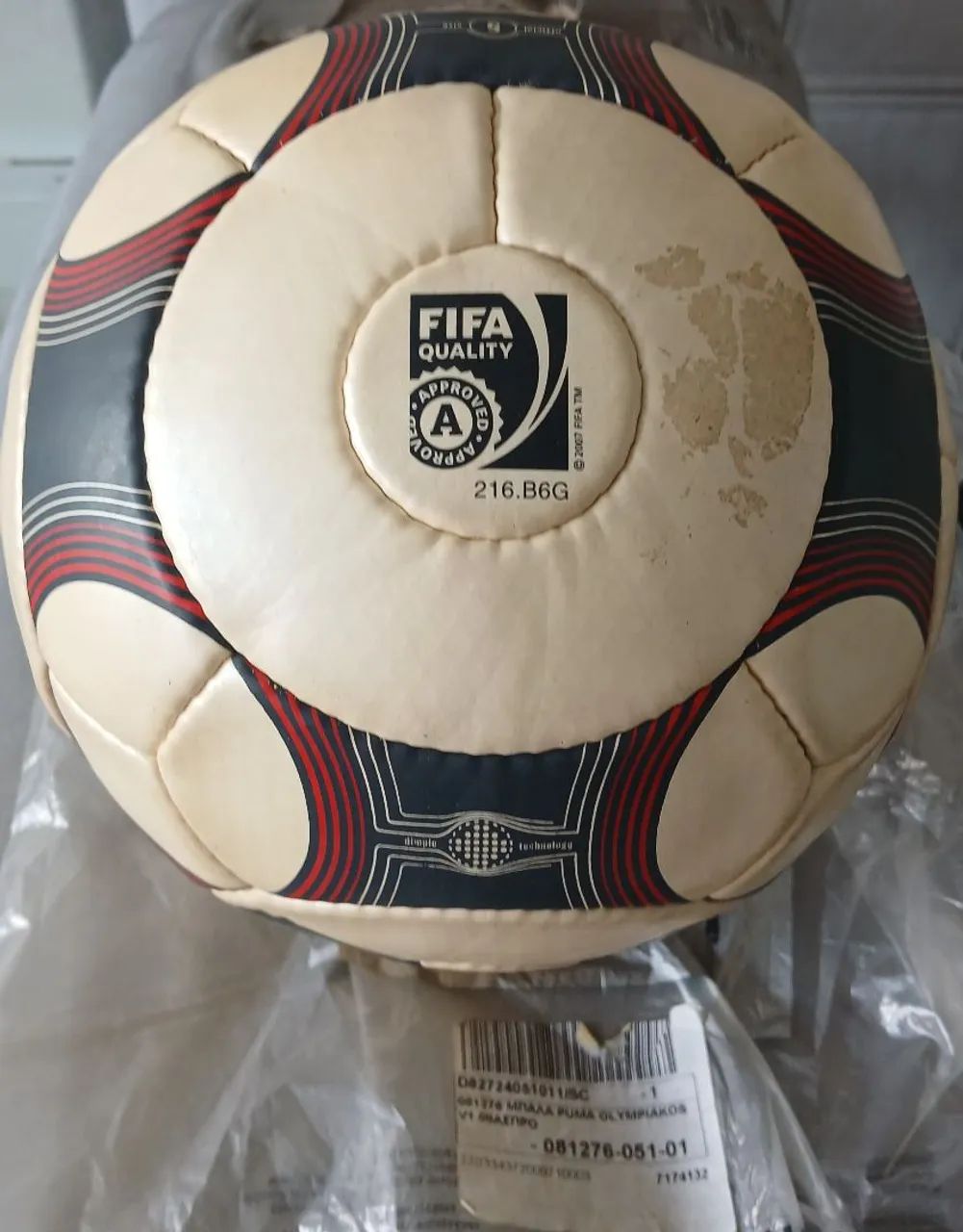 Bola Futebol Puma Olympiakos Campeonato Grego 2010 Frete Gratis - Foto 6