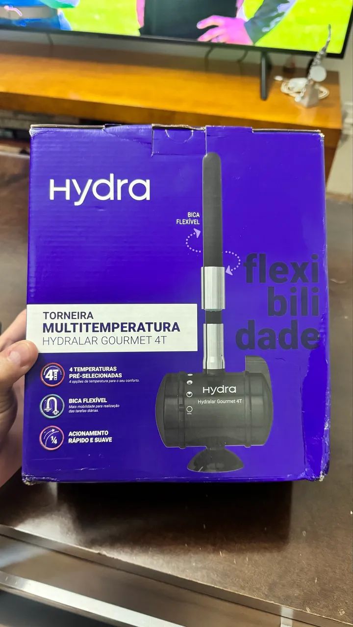 Hydra Hydralar Gourmet 4-Temperature Countertop Electric Faucet, Black, Used64739442052097122