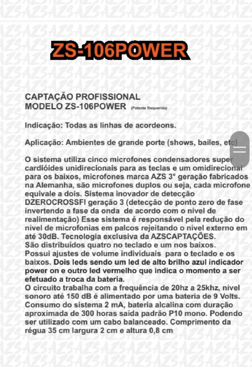 Captacao Zs pronta entrega  - Foto 3
