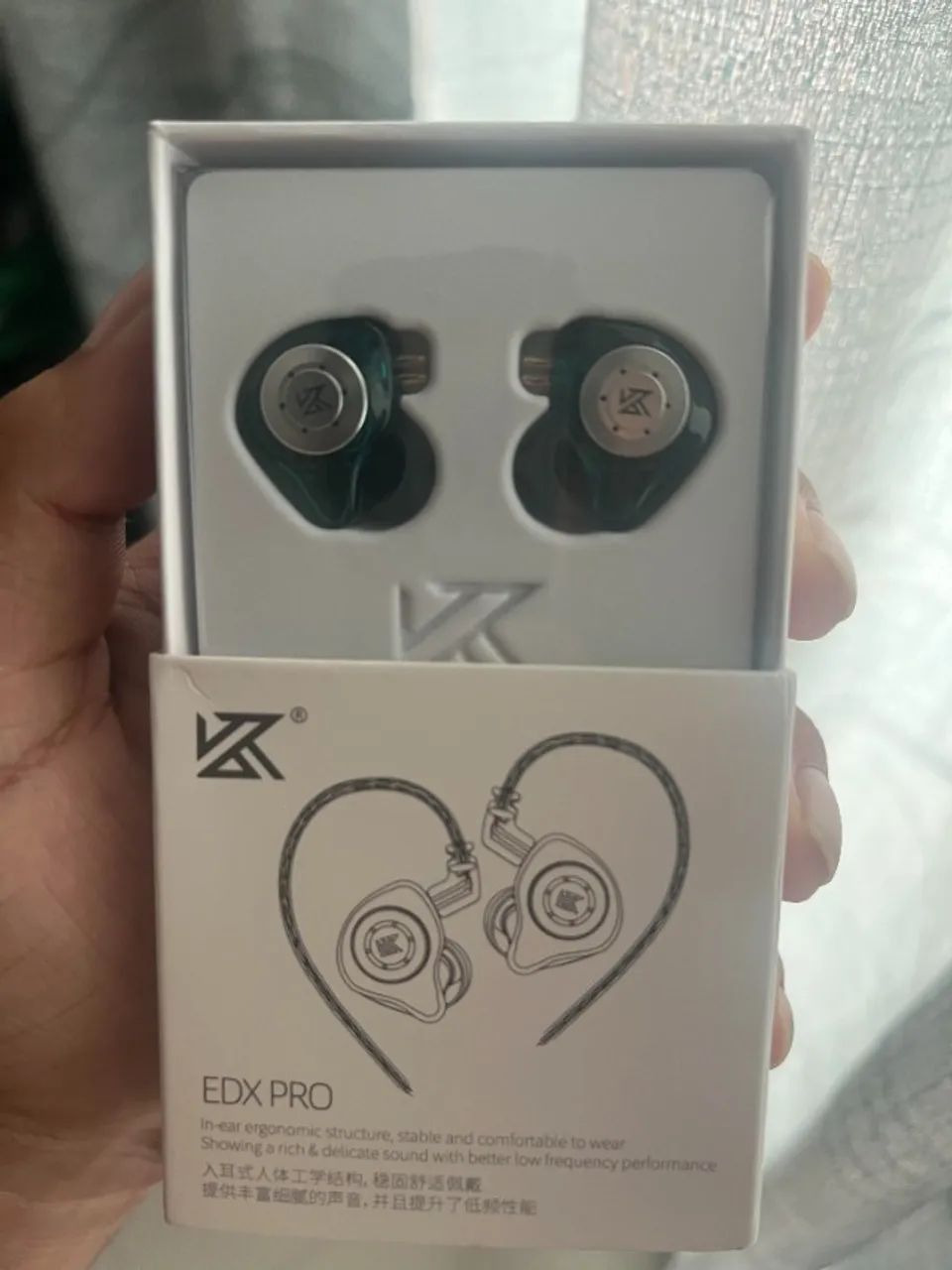 Fone de Ouvido KZ EDX PRO Dinâmico com Microfone - Foto 2
