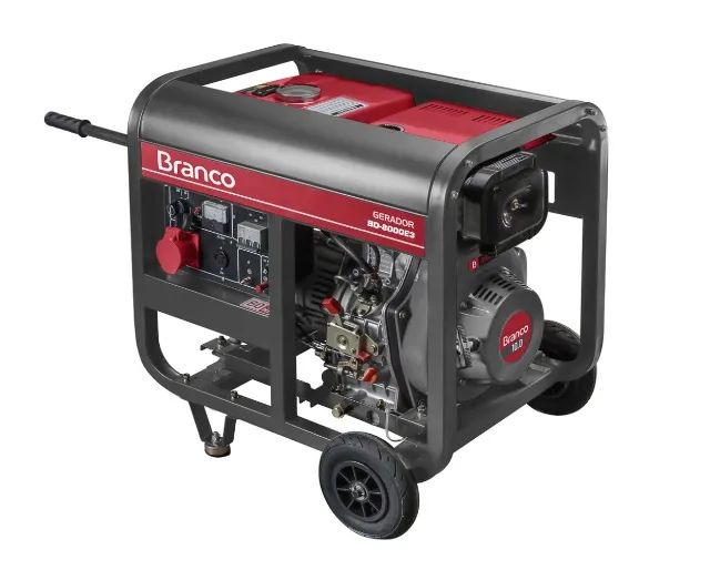 Gerador a Diesel BD8000E3 Trifásico 380 Branco