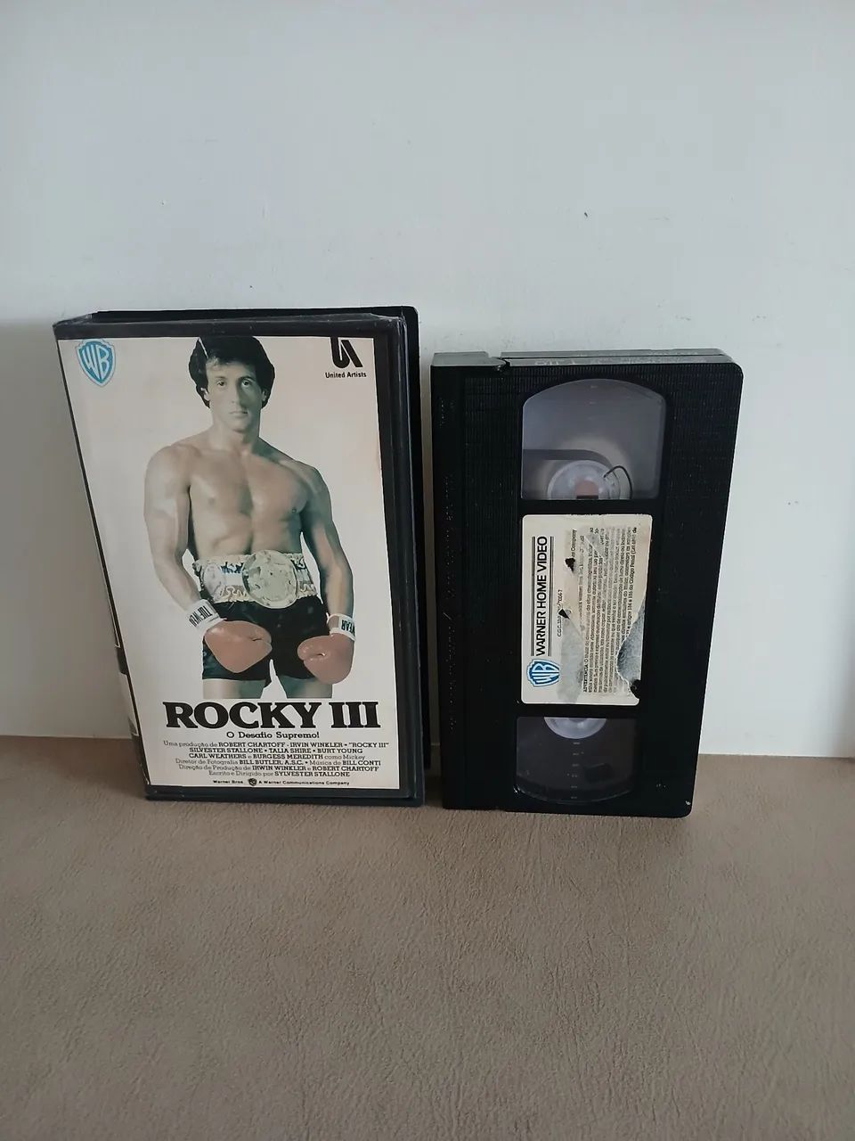 Fita Vhs Original Rocky 3 o Desafio Supremo - Stallone - 1a