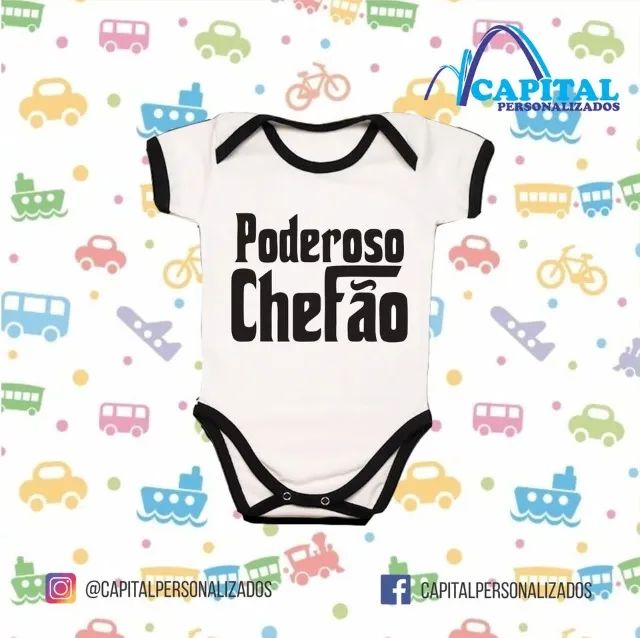 body infantil com detalhes em cores  - Foto 2