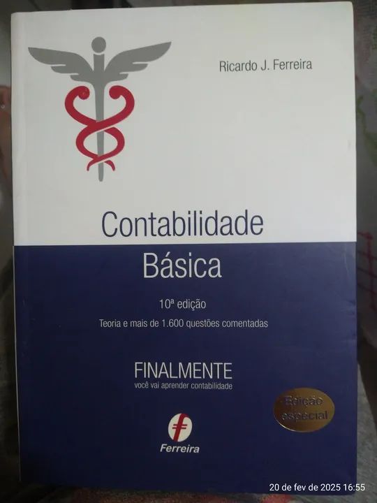 Contabilidade Básica 10ª edição - Ricardo J. Ferreira
