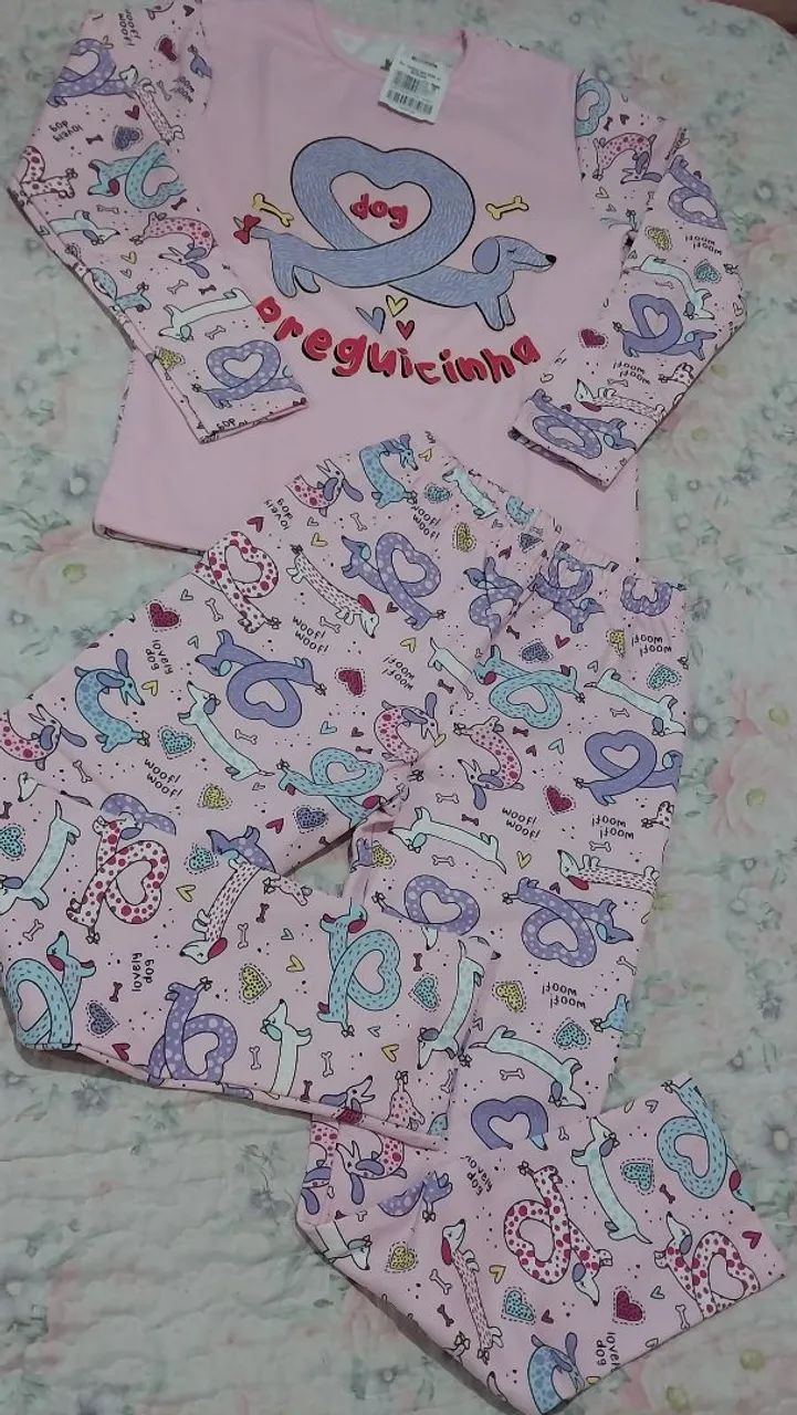 Pijama Brandili Tam 10 NOVO Quentinho Lindo