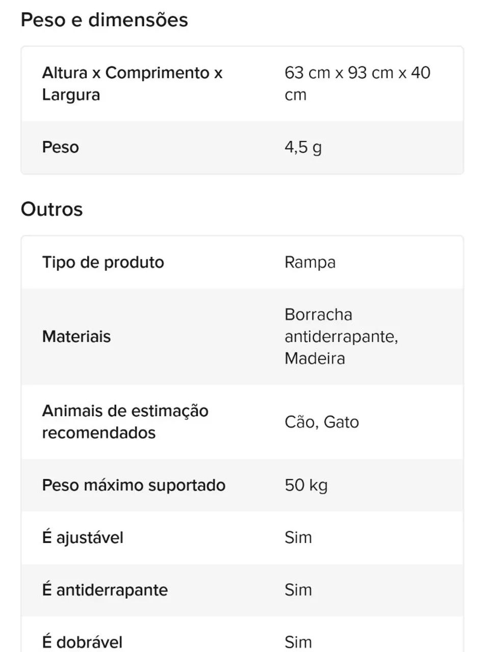 Rampa pet para cama - Foto 3