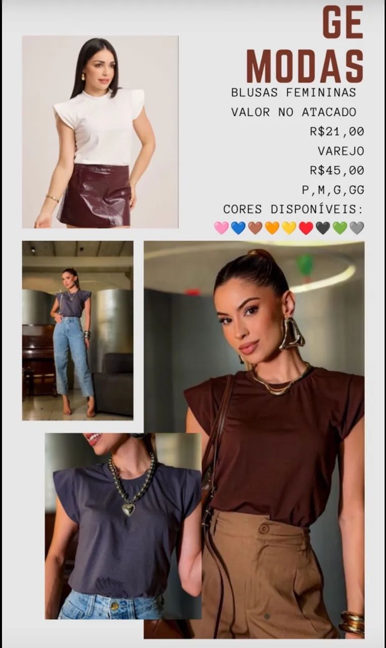 Blusas femininas  - Foto 4