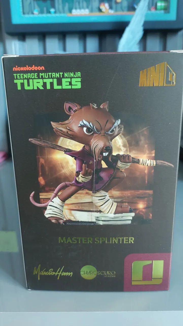 Minico Mestre Splinter - Tartarugas Ninjas  - Foto 3