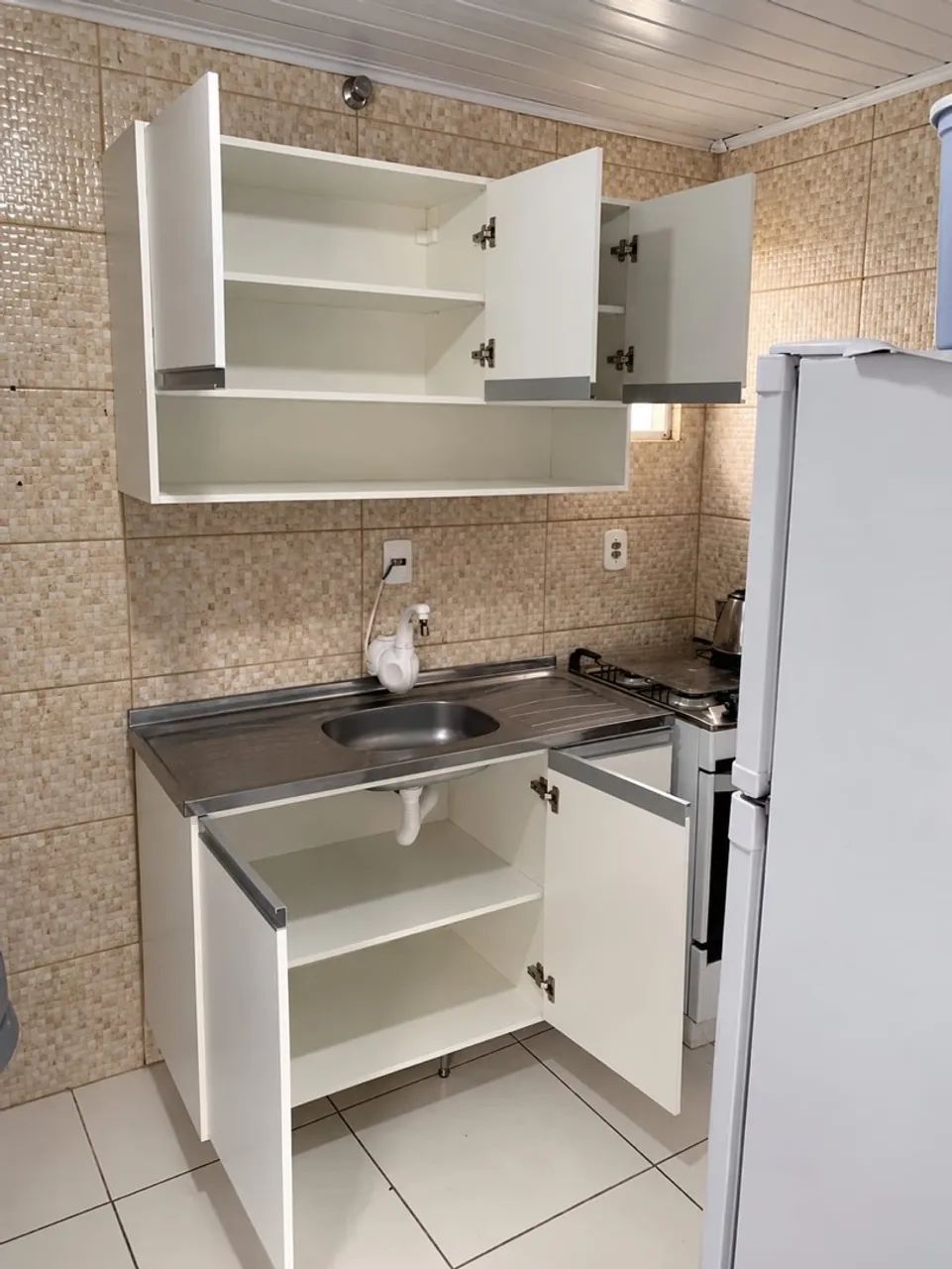 Conjunto de Cozinha 1,20m de Largura Em 100%MDF - Foto 2