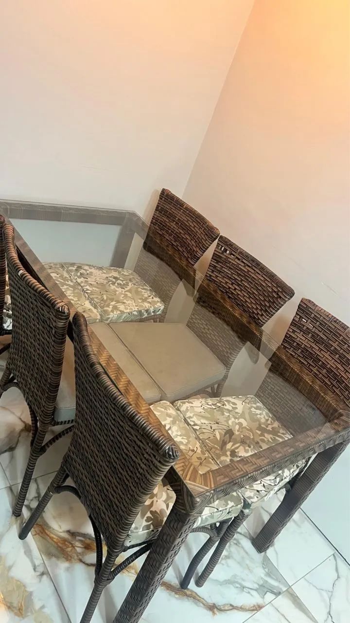 Mesa de ratã - Foto 4