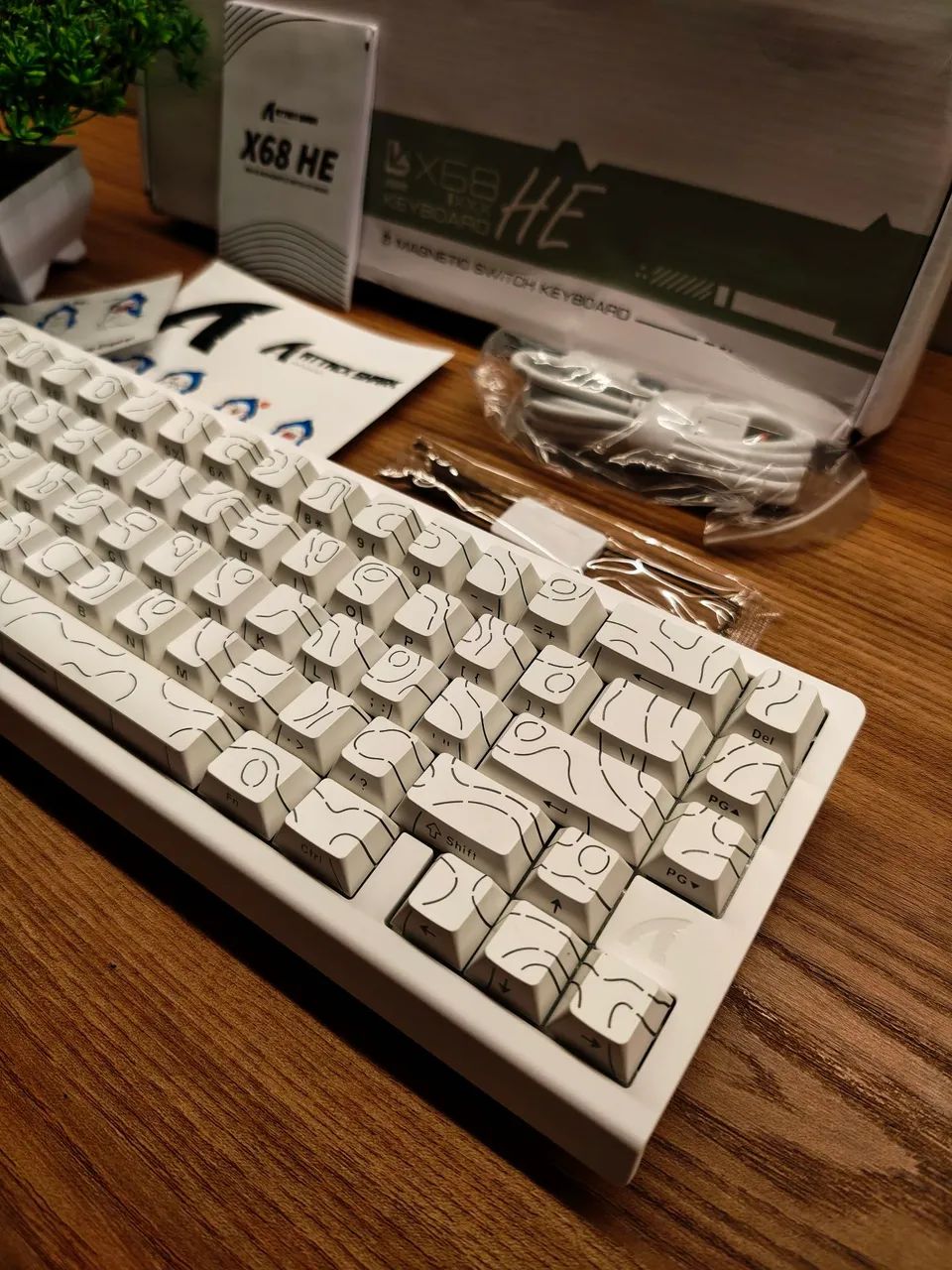 Teclado magnético attack shark x68 8k 0,0005ms - Foto 2