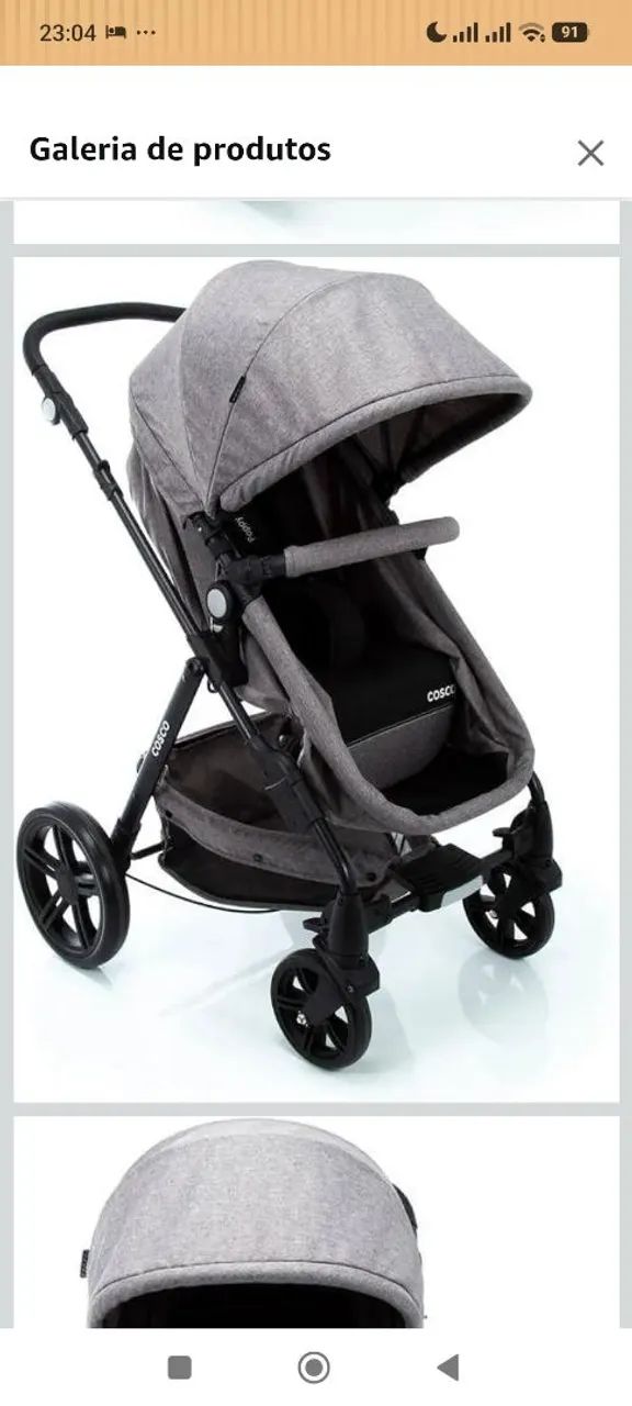 Cosco Kids, Travel System Poppy Duo, Cinza - Foto 4