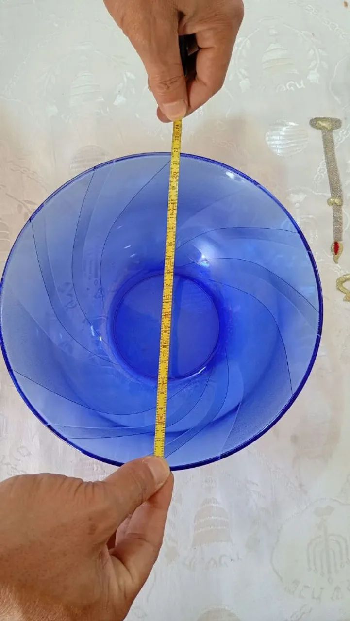 Conjunto antigo em azul cobalto - Foto 2