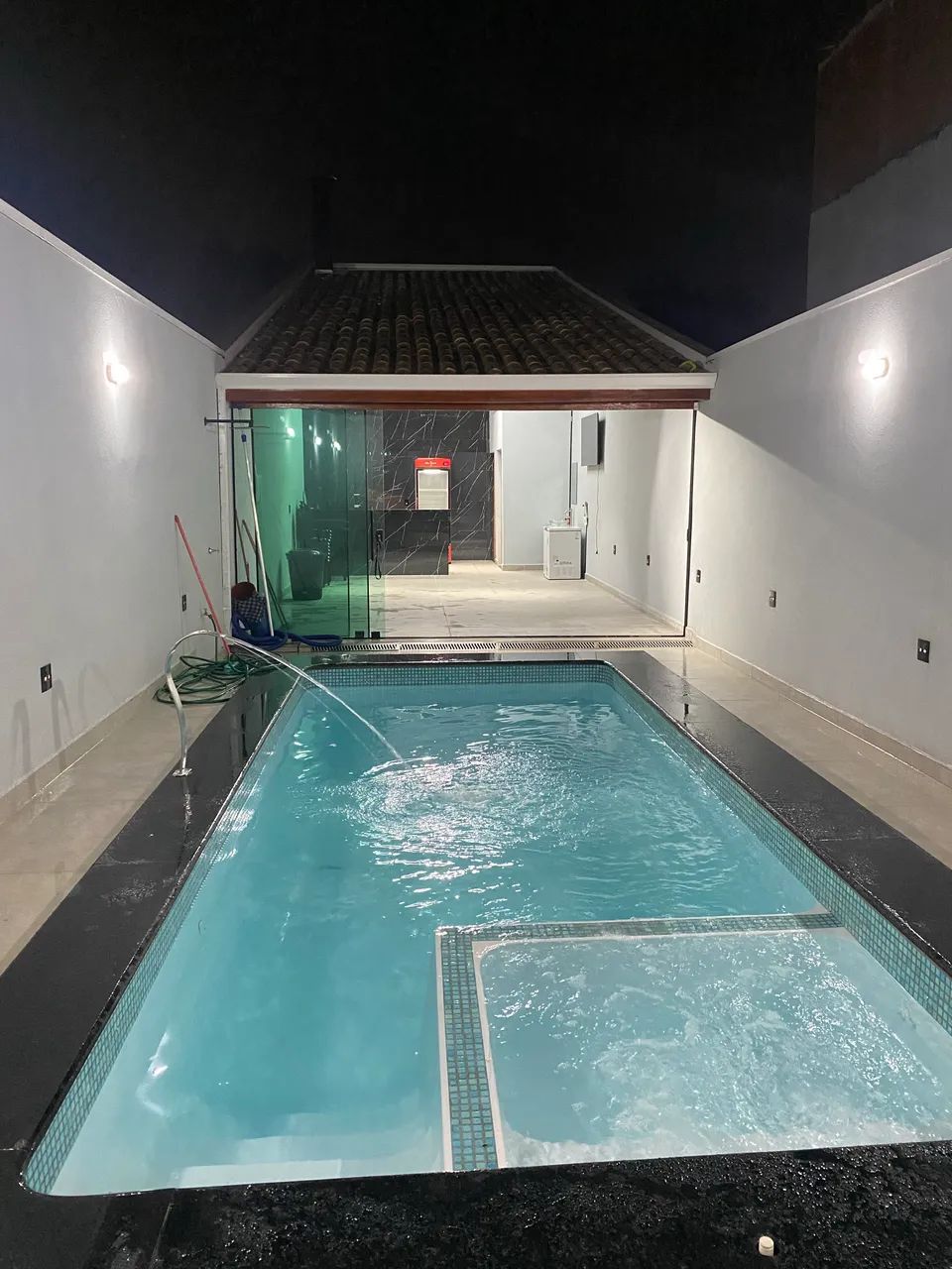Salão com piscina  - Foto 3