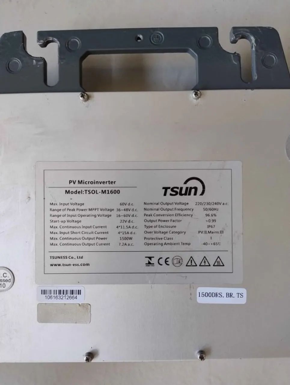 Placa Solar + Microinversor TSUN - Foto 4