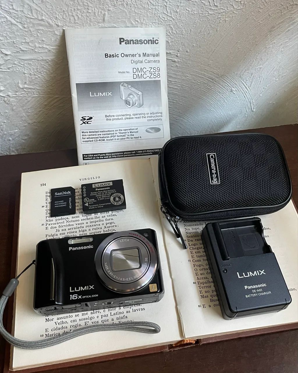 cybershot panasonic lumix dmc-zs8 completa! - Câmeras e Filmadoras