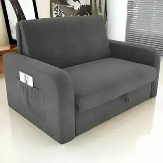 SOFÁ CAMA DAIANE 1,40M C/BAÚ. PRONTA ENTREGA. - Foto 2