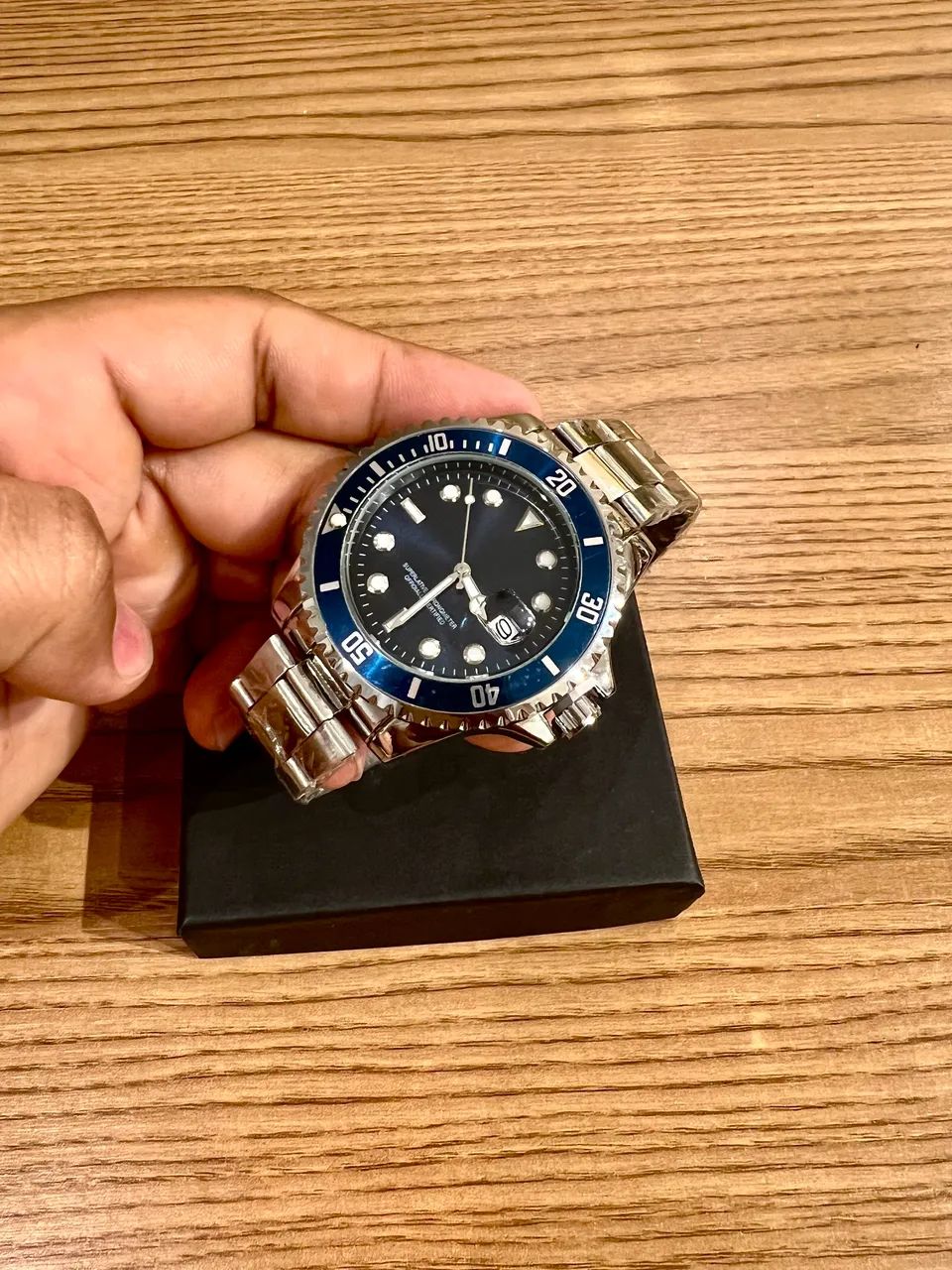 Relógio Masculino Dourado 100% à Prova d?Água Elegante Pronta Entrega - Foto 2