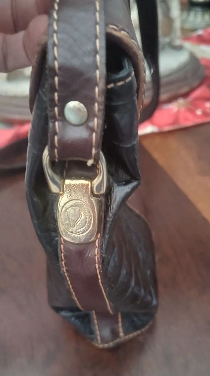 Bolsa couro anos 70 linguard  - Foto 5