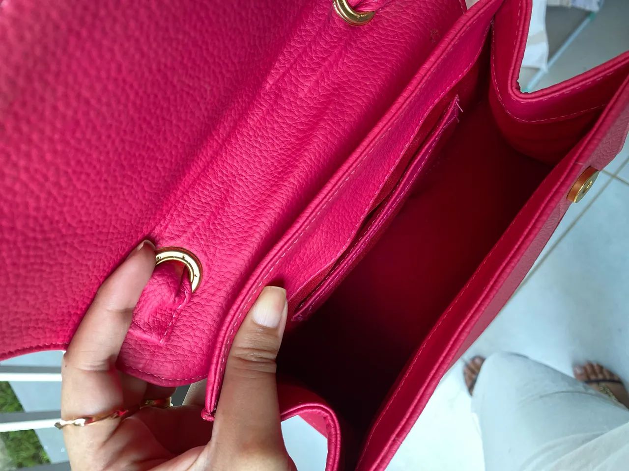 Bolsa Via Couro Original  - Foto 4