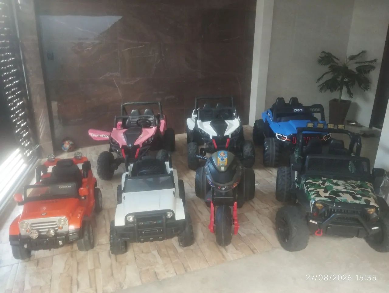 Carrinho elétrico 12v 