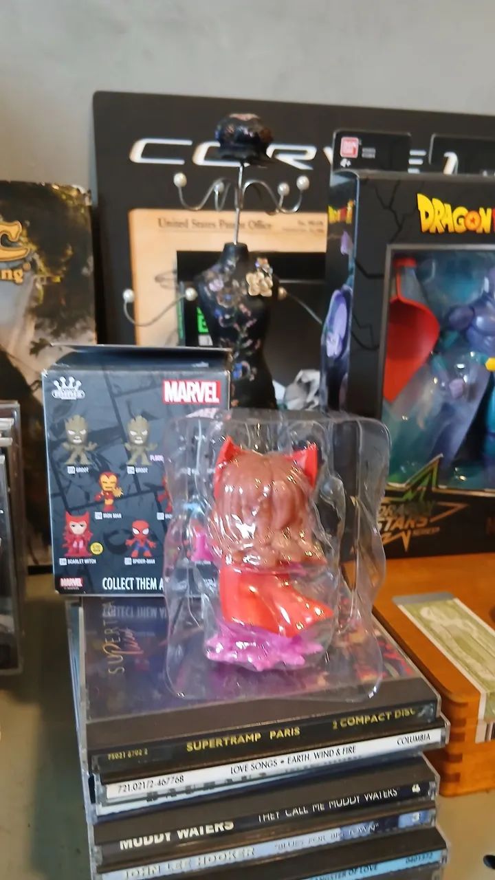 Funko Minis Marvel Scarlet Witch #218. Original, na caixa. Edição exclusiva. 8cm. - Foto 5