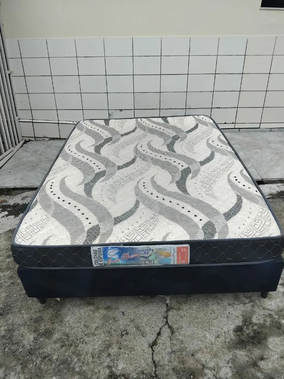 Cama box casal completa