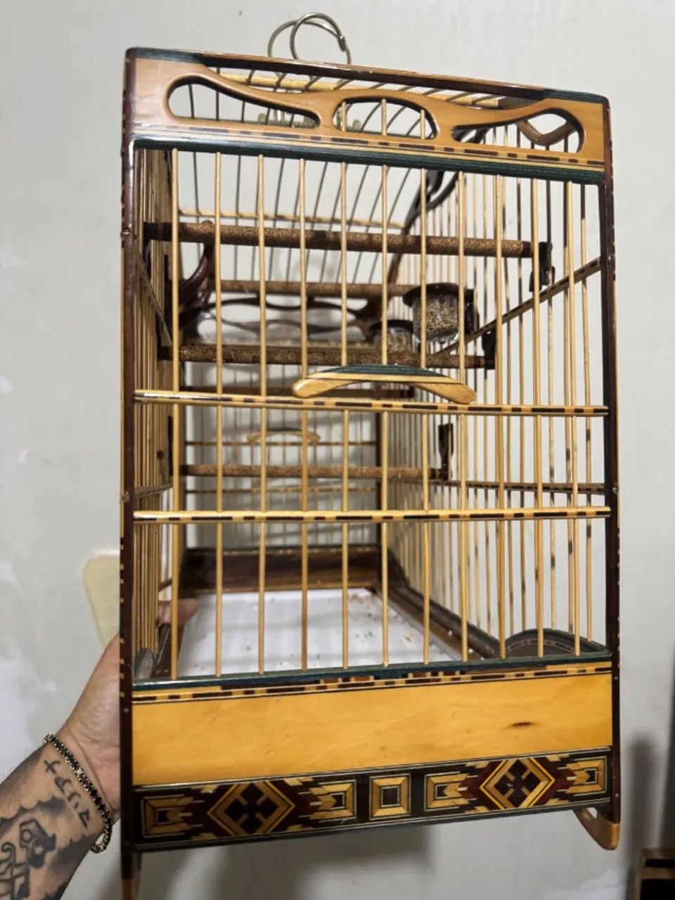 Gaiola coleiro torneio luxo  - Foto 2