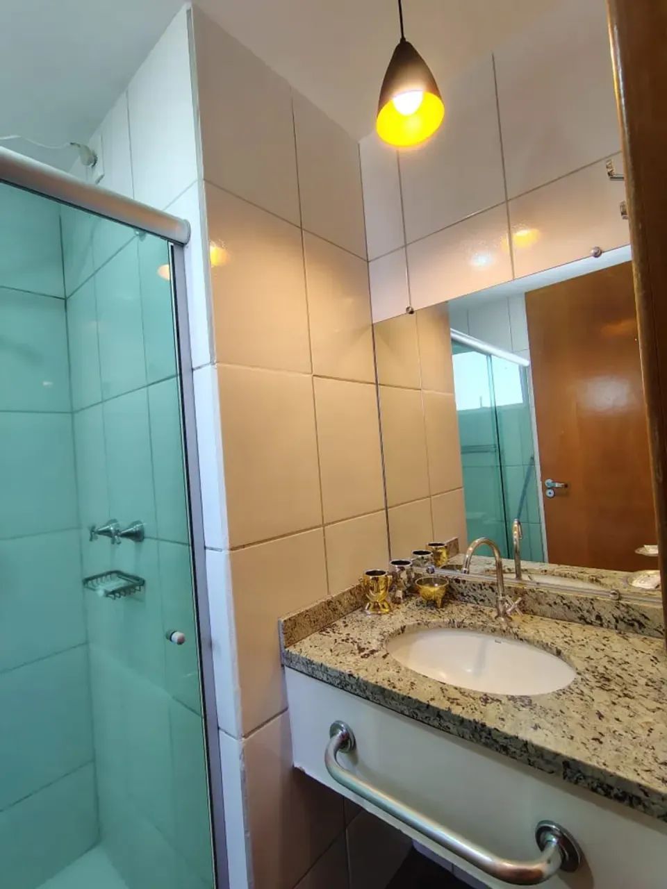 Flat com 5 pisicinas aquecidas e toboágua - varanda - Foto 4
