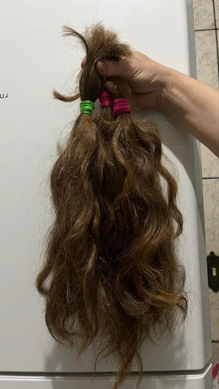 Cabelo Loiro escuro virgem