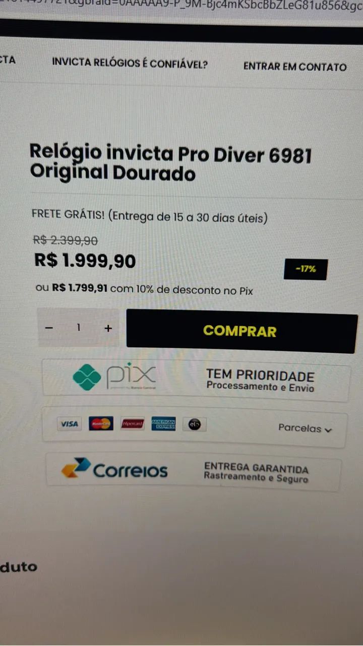 Relógio INVICTA  - Foto 3