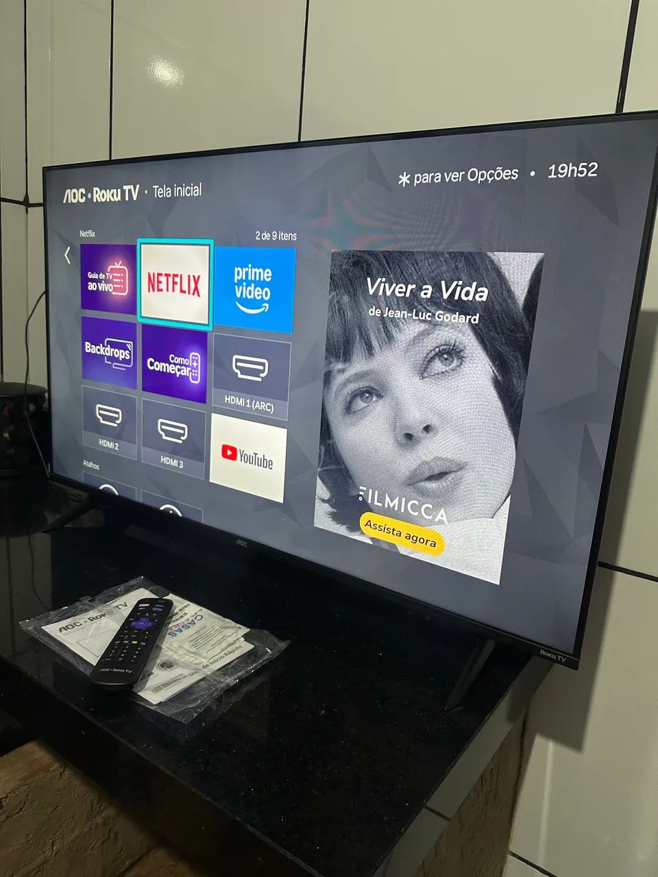 Smartv 43 3 meses NF nova 1100$