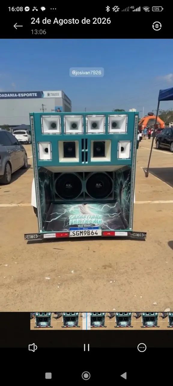 Venda ou troca reboque som automotivo  - Foto 3