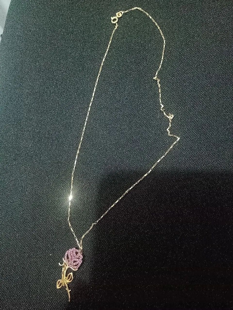 Colar com pingente de ouro 18k - Foto 2