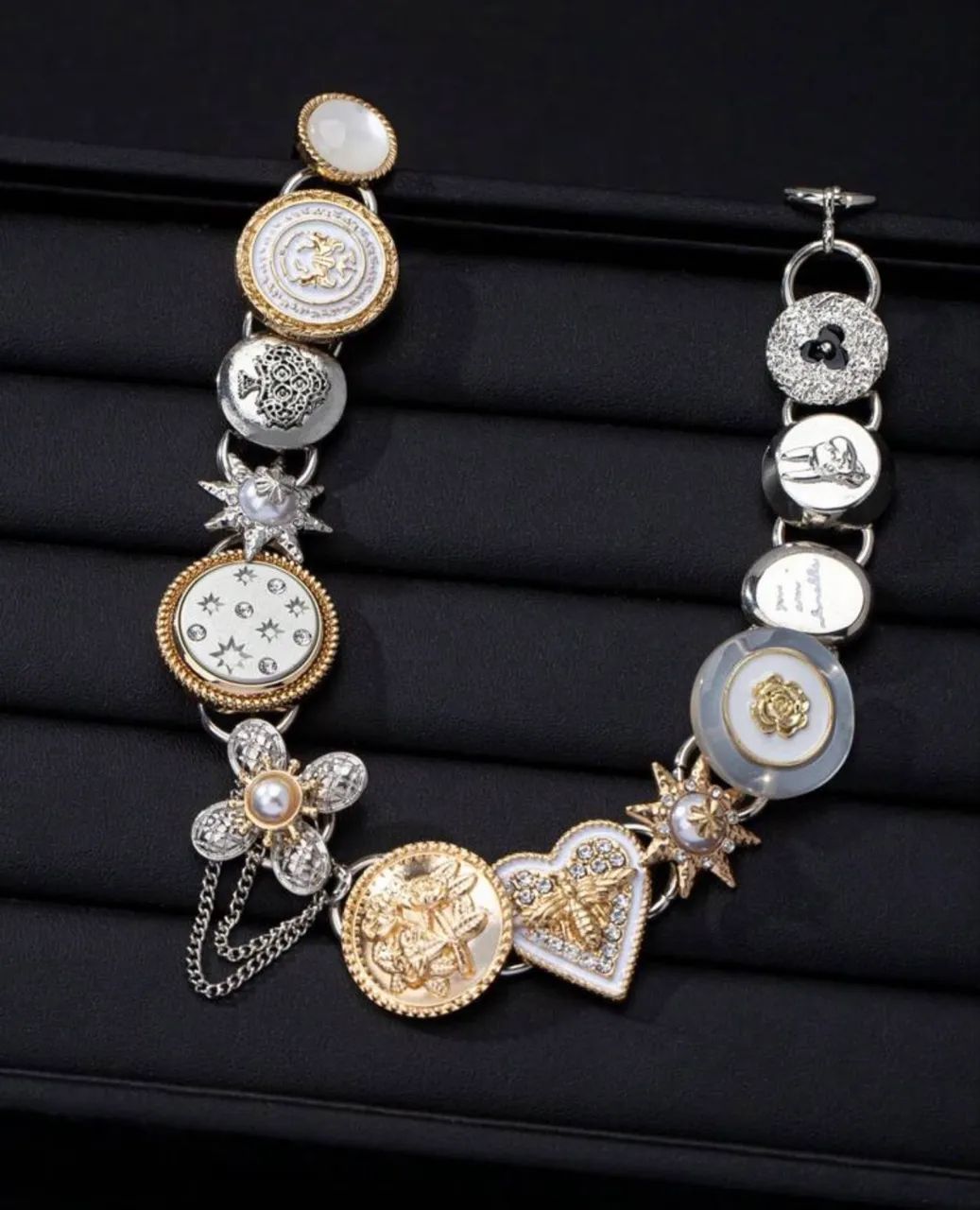 Colar multi pingentes 