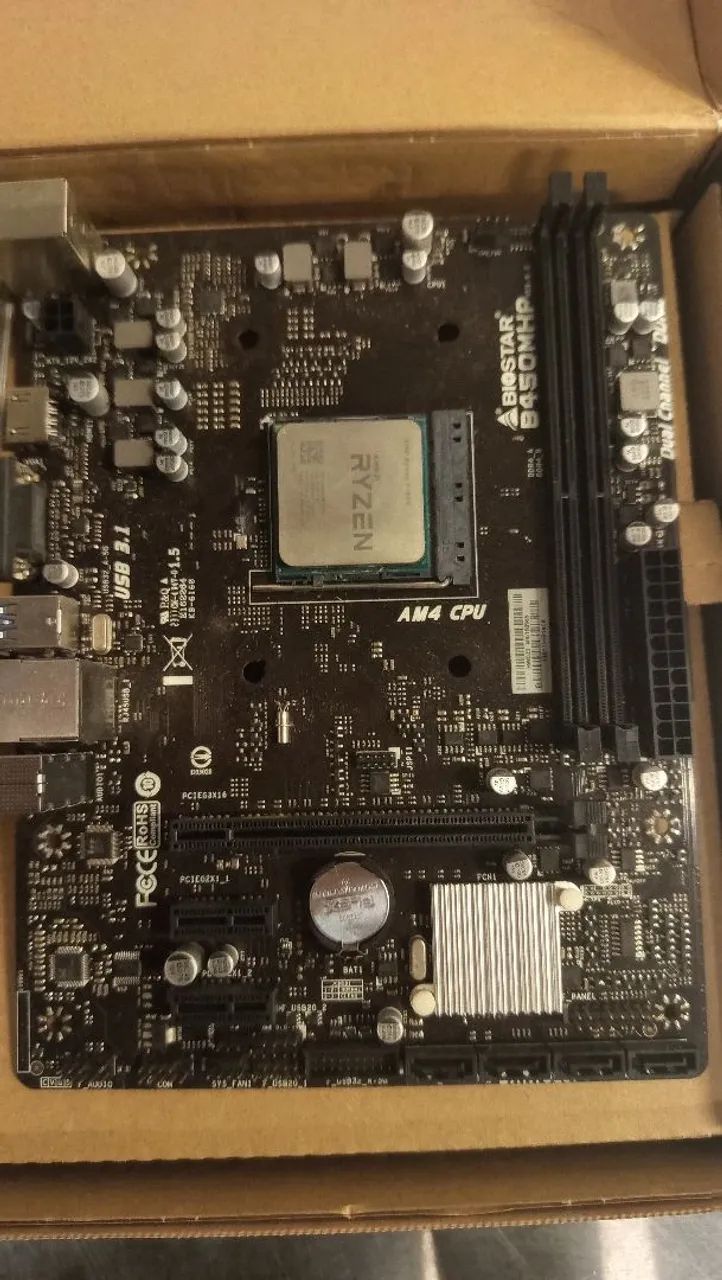Ryzen 5 1600 + placa mae com defeito