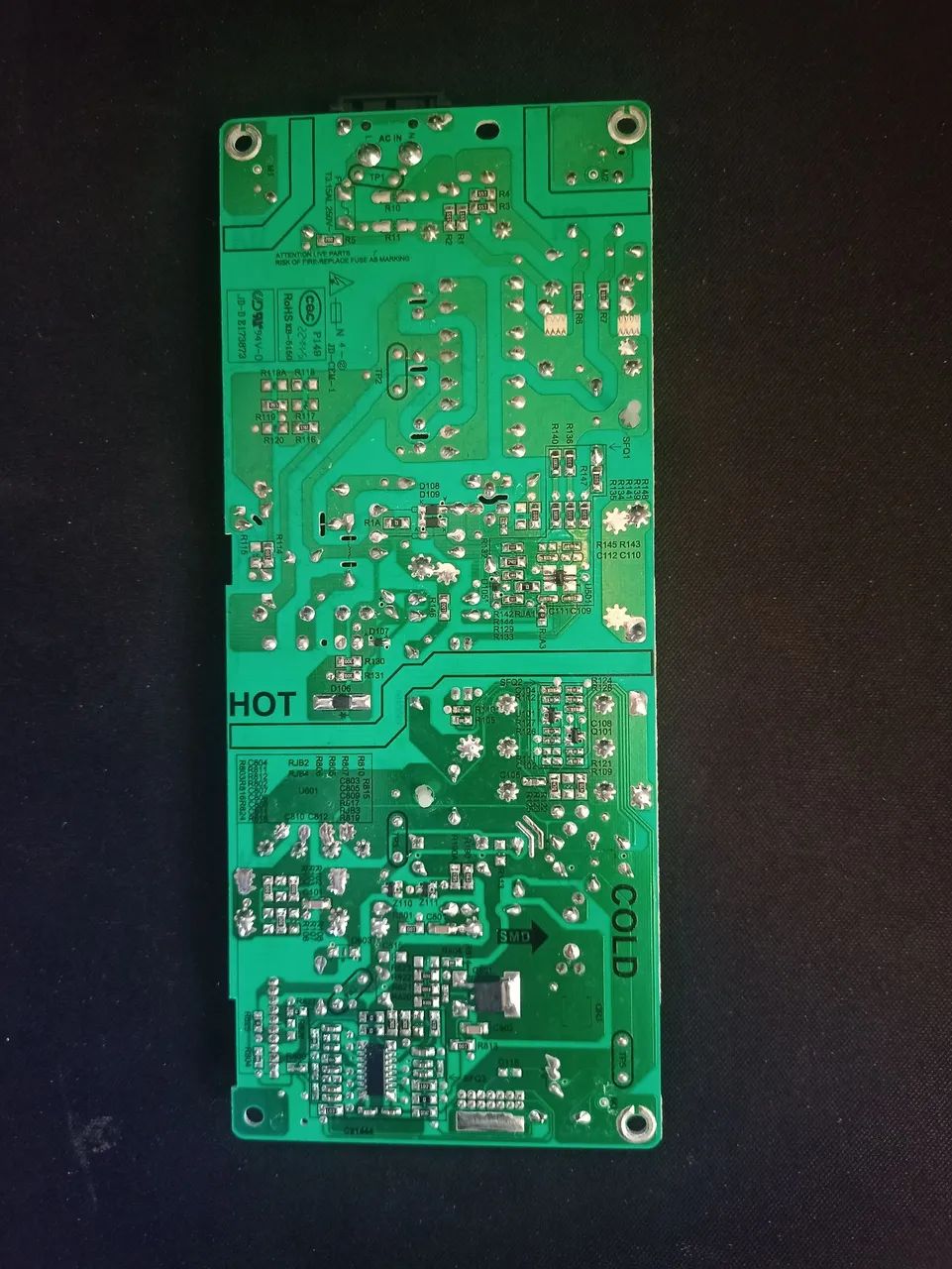 Placa principal e fonte Tv Semp Tcl 50P635. - Foto 2