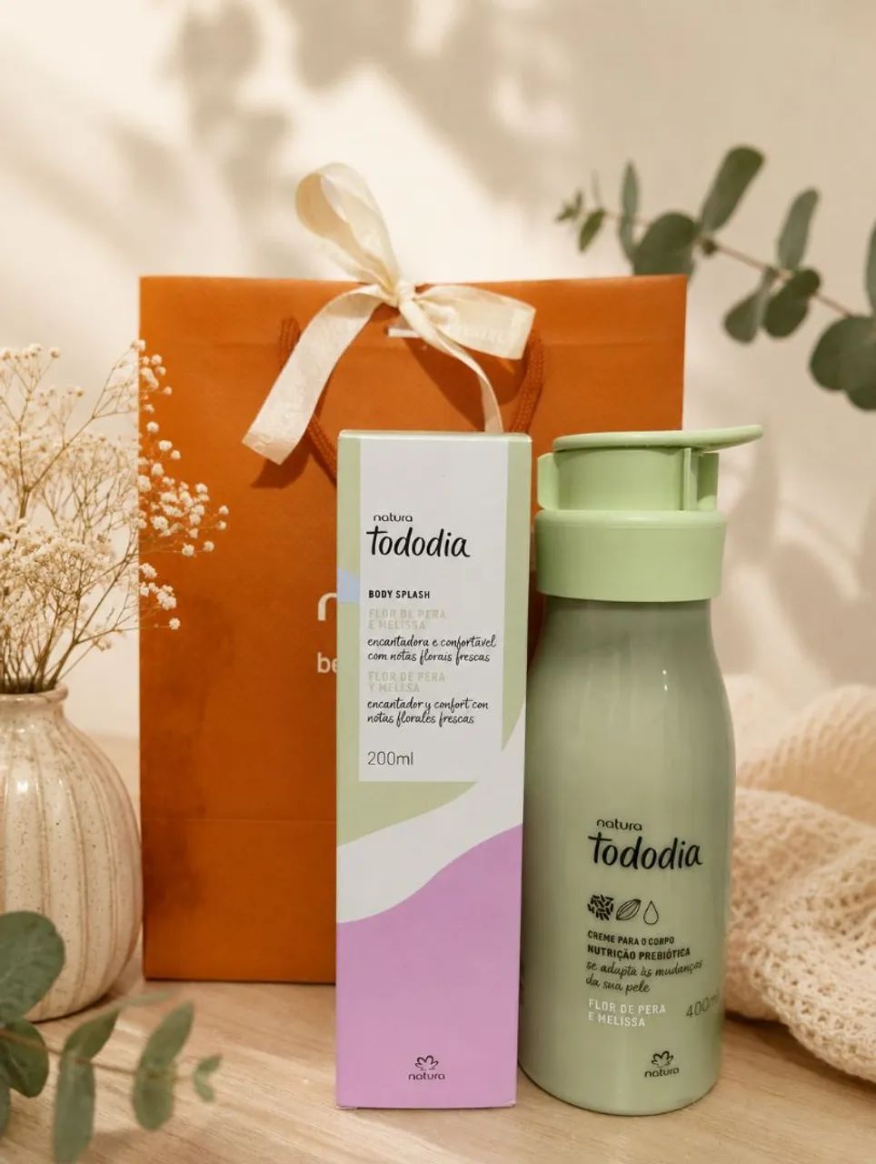 Kit Natura Todo dia Flor de pera e melissa 